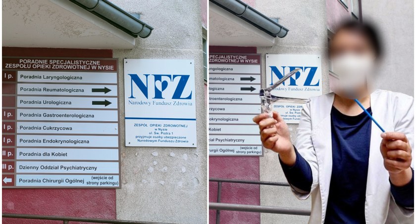 Szpital przekonał NFZ, że lekarka z Ukrainy przyjmowała tylko Ukrainki. Na zdjęciu dokumentacja papierowa i elektroniczna polskiej pacjentki, podpisana przez ukraińską lekarkę bez specjalizacji