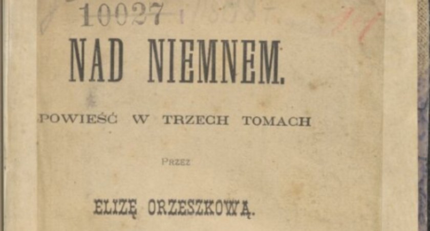 Strona tytułowa pierwszego wydania Nad Niemnem z 1888 roku