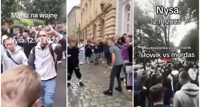  Do bójki doszło nieopodal wejścia do nyskiego liceum