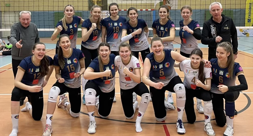 Drużyna NTSK AZS PANS Komunalnik Nysa po zwycięstwie w Przygodzicach