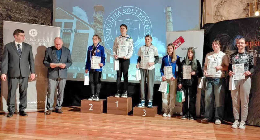 Najlepsze zawodniczki na medalowym podium