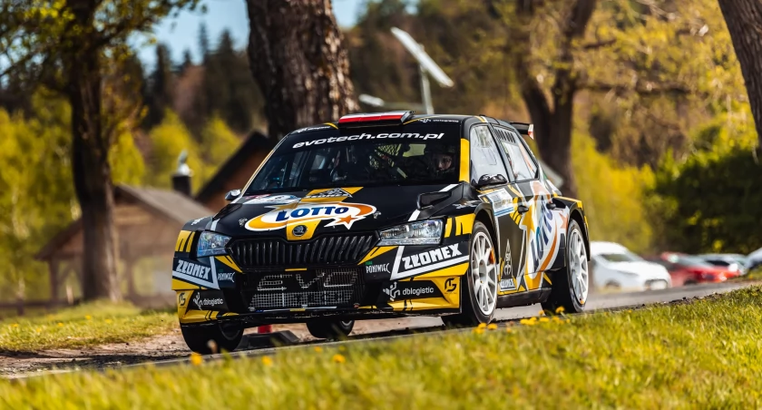 Jakub Matulka (Skoda Fabia Rally2) - uczestnik mistrzostw świata (WRC) i polski (RSMP) weźmie udział w Rajdzie Nyskim (fot. Maciej Niechwiadowicz)