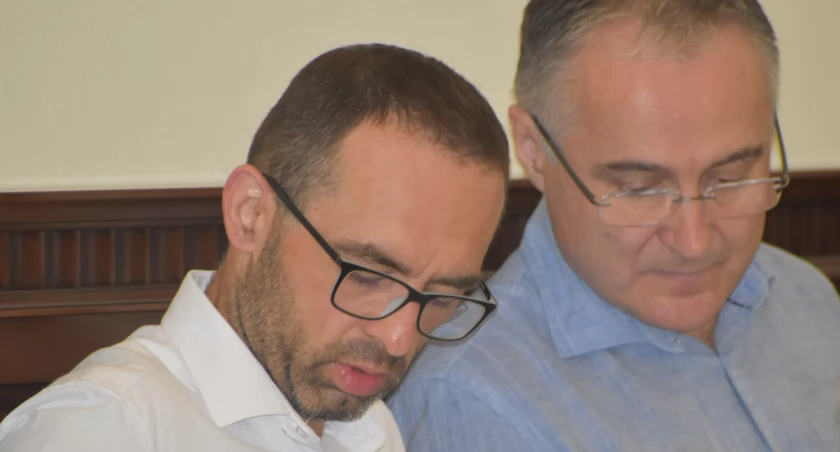 Dyrektor ZOZ Nysa Artur Kamiński ze swoim zastępcą Jerzym Hajdugą