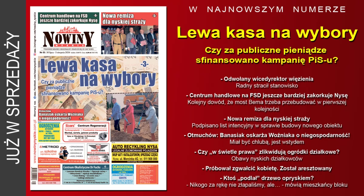 Materiał informacyjny , wydanie Nowin Nyskich - zdjęcie, fotografia