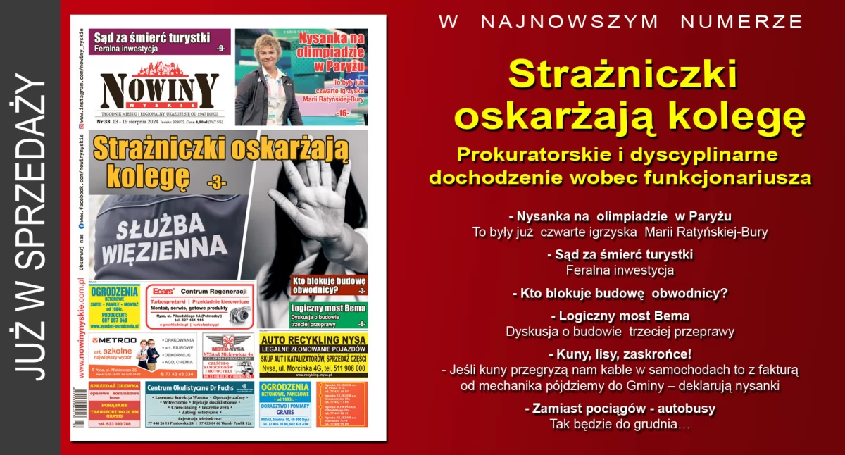 Materiał informacyjny , wydanie Nowin Nyskich - zdjęcie, fotografia