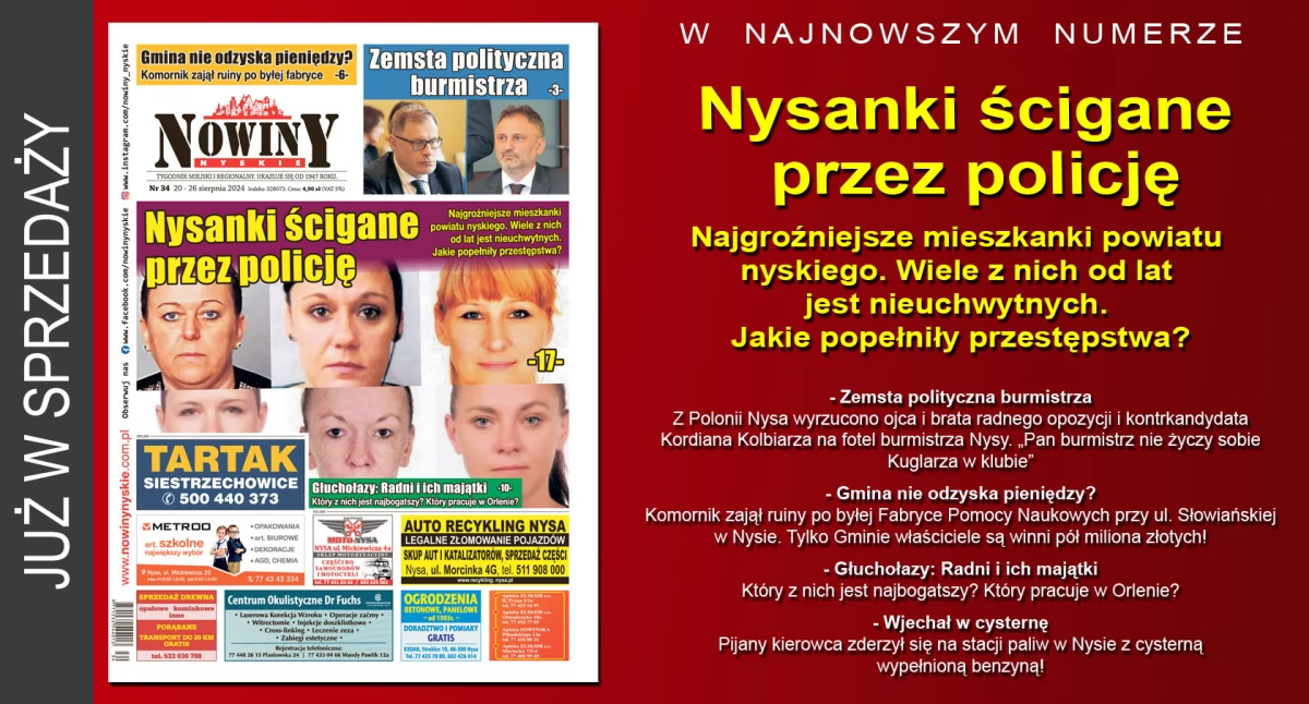 Materiał informacyjny , wydanie Nowin Nyskich - zdjęcie, fotografia