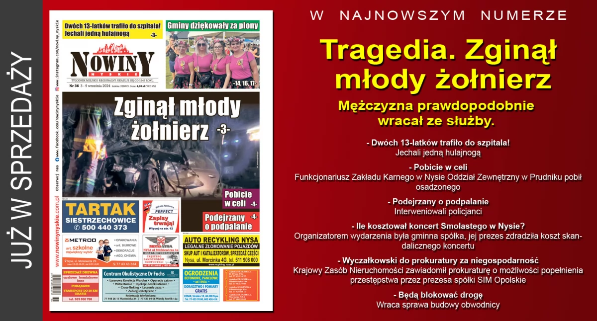 Materiał informacyjny , wydanie Nowin Nyskich - zdjęcie, fotografia
