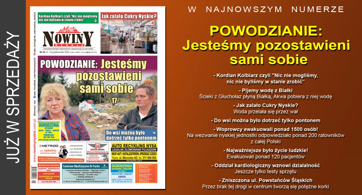Materiał informacyjny , Nowiny Nyskie - zdjęcie, fotografia