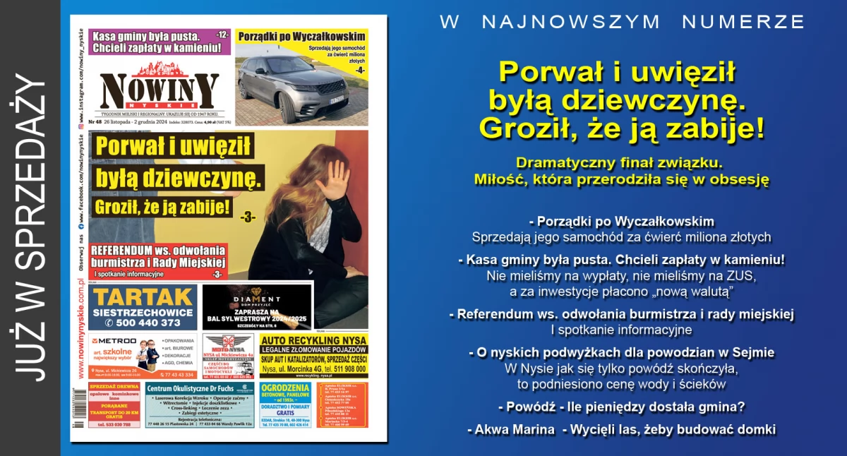 Materiał informacyjny , wydanie Nowin Nyskich - zdjęcie, fotografia