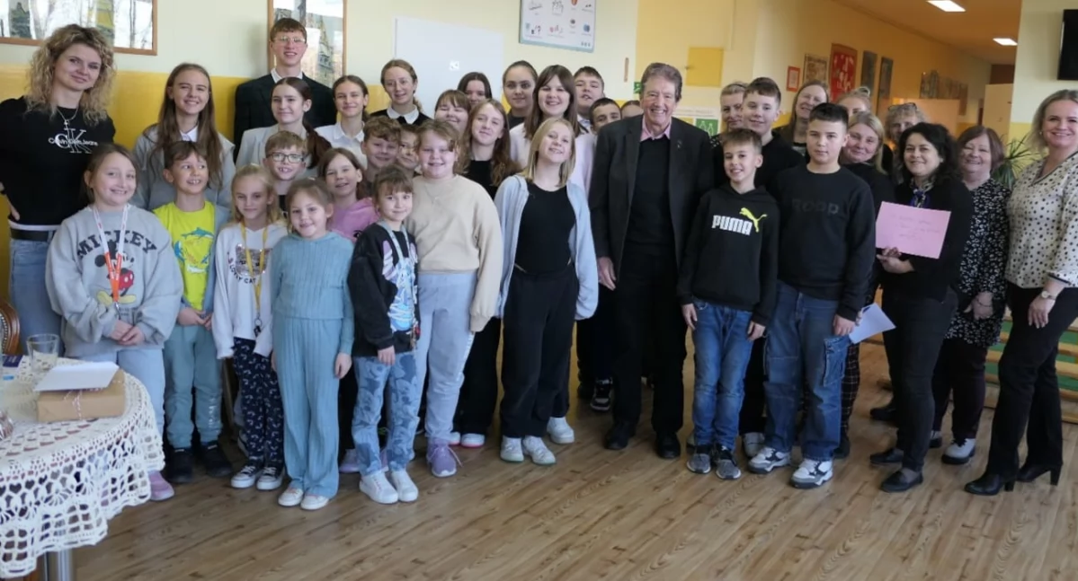Ludzie, Spotkanie Grahamem Mastertonem - zdjęcie, fotografia