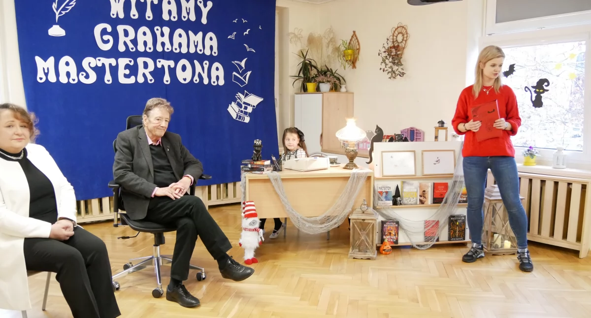 Ludzie, Graham Masterton odwiedził kolejne przedszkole - zdjęcie, fotografia