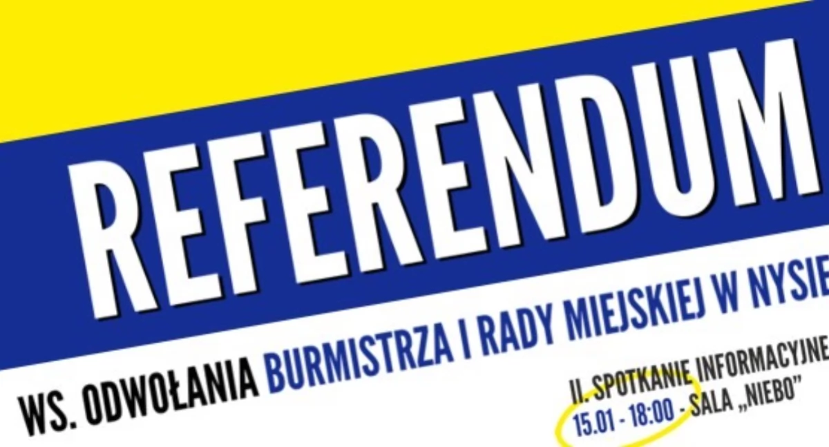 Samorząd, Rusza zbiórka podpisów pod referendum Nysie - zdjęcie, fotografia