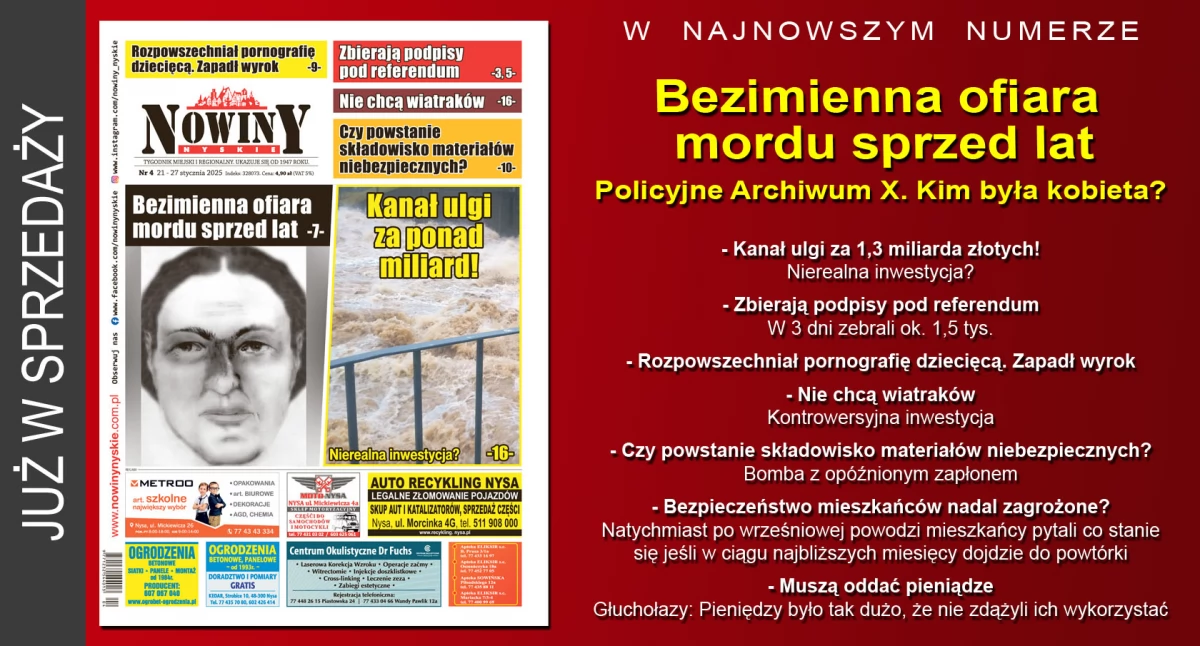 Materiał informacyjny , wydanie Nowin Nyskich - zdjęcie, fotografia