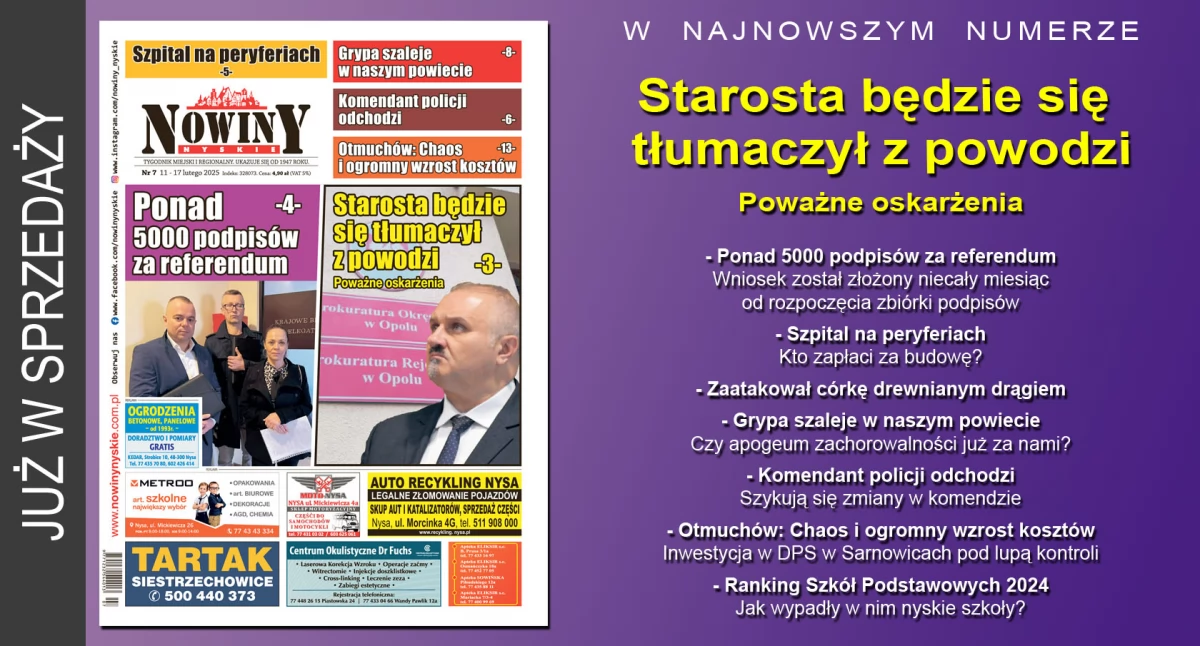 Materiał informacyjny , wydanie Nowin Nyskich - zdjęcie, fotografia