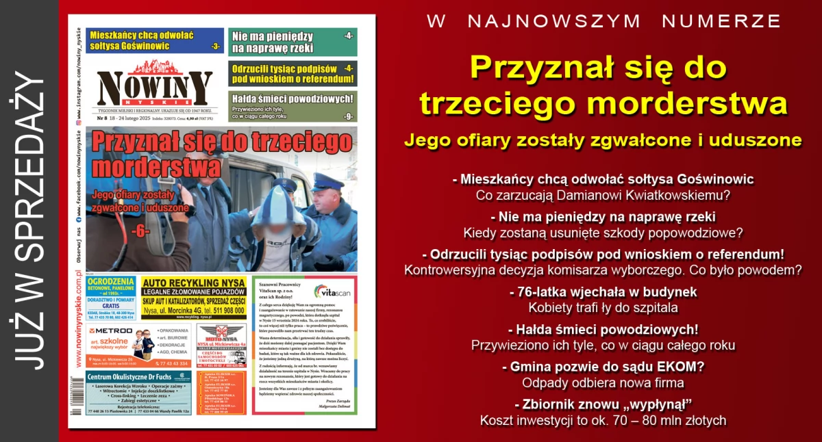 Kontrowersje, wydanie Nowin Nyskich - zdjęcie, fotografia
