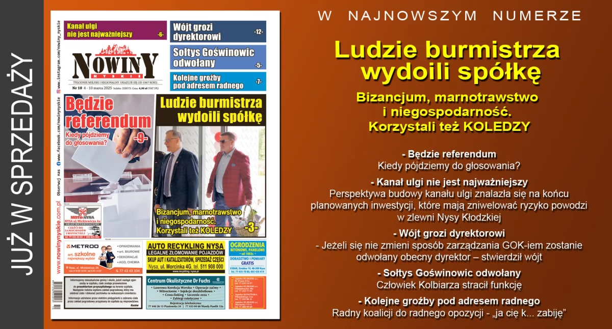 Materiał informacyjny , wydanie Nowin Nyskich - zdjęcie, fotografia