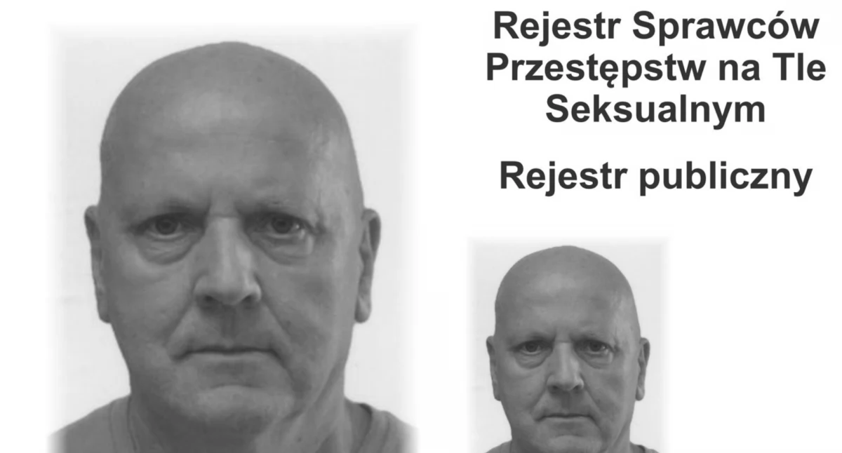 Wizerunek Szczepana W. jest ogólnodostępny w Rejestrze Sprawców Przestępstw na Tle Seksualnym