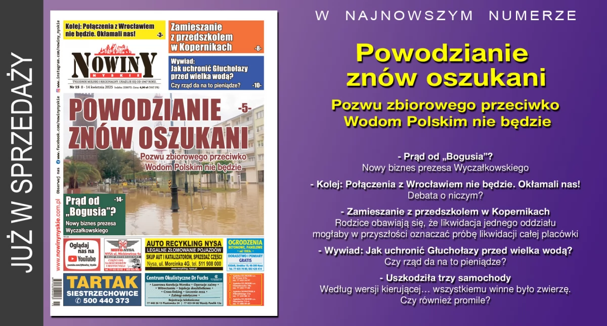Materiał informacyjny , wydanie Nowin Nyskich - zdjęcie, fotografia