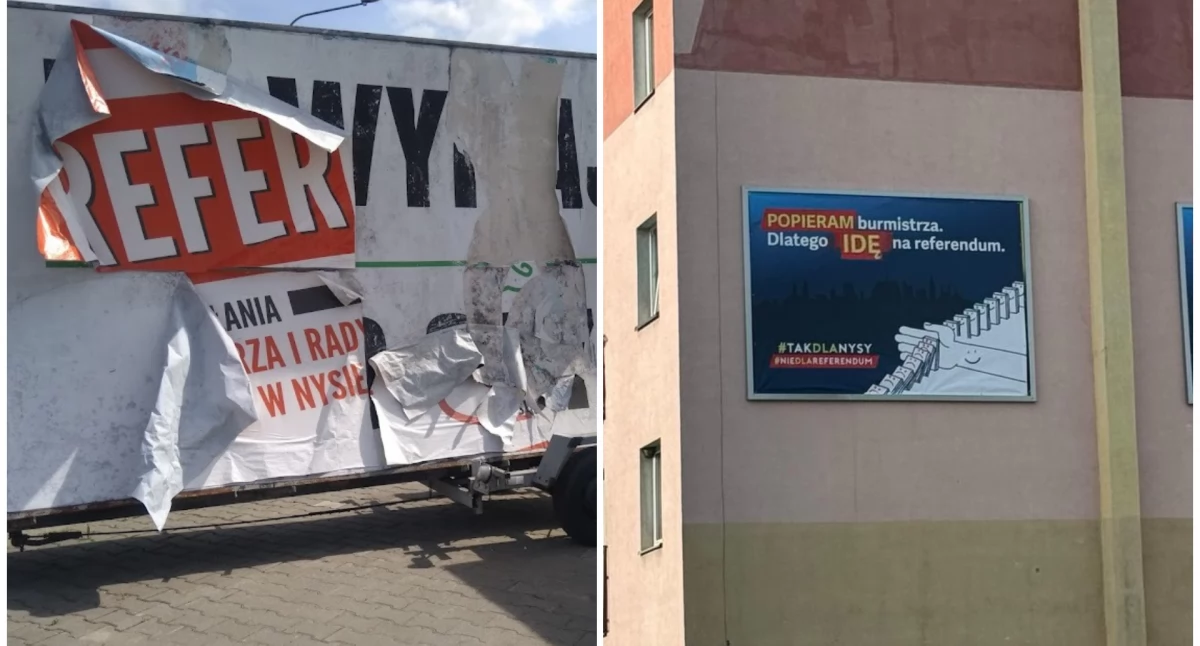 Ciekawe, kto jest sponsorem banerów antyreferendalnych, bo same banery podpisane nie są. Może to ruska ingerencja w demokratyczny proces w Polsce? 
