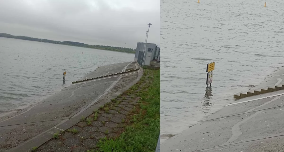 Kontrowersje, Nadal napełniają Jezioro Nyskie - zdjęcie, fotografia