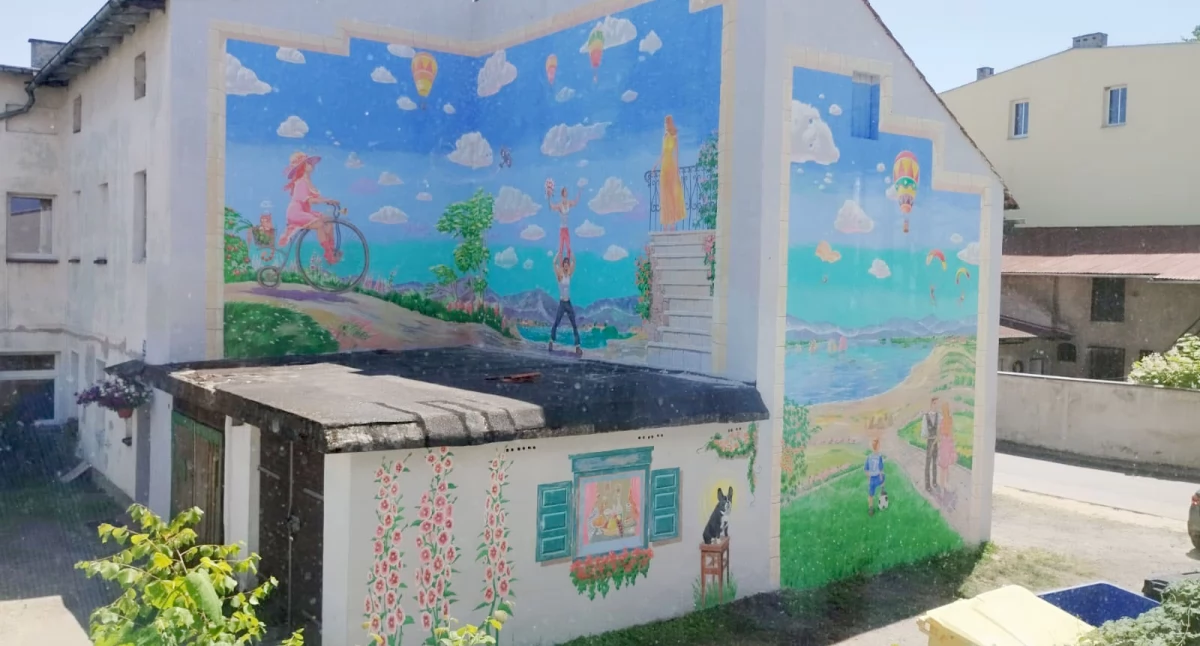 Pozostałe, mural Korfantowie - zdjęcie, fotografia