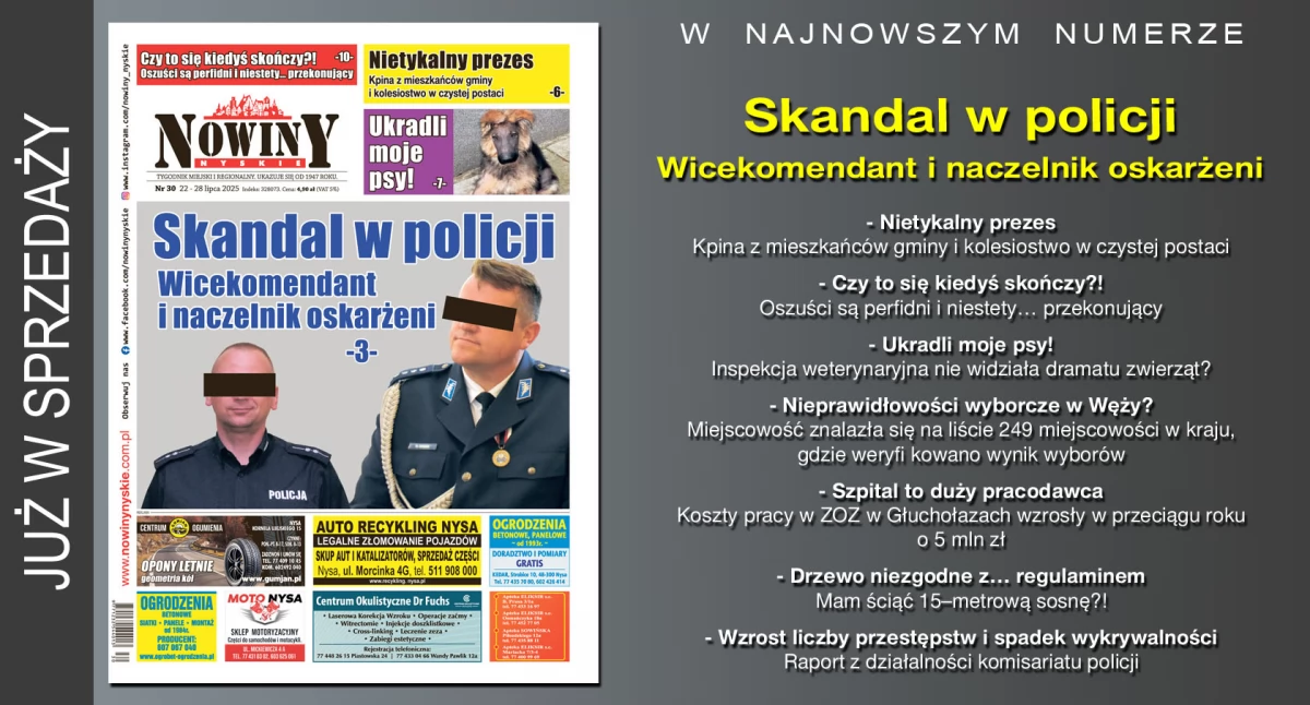 Materiał informacyjny , wydanie Nowin Nyskich - zdjęcie, fotografia