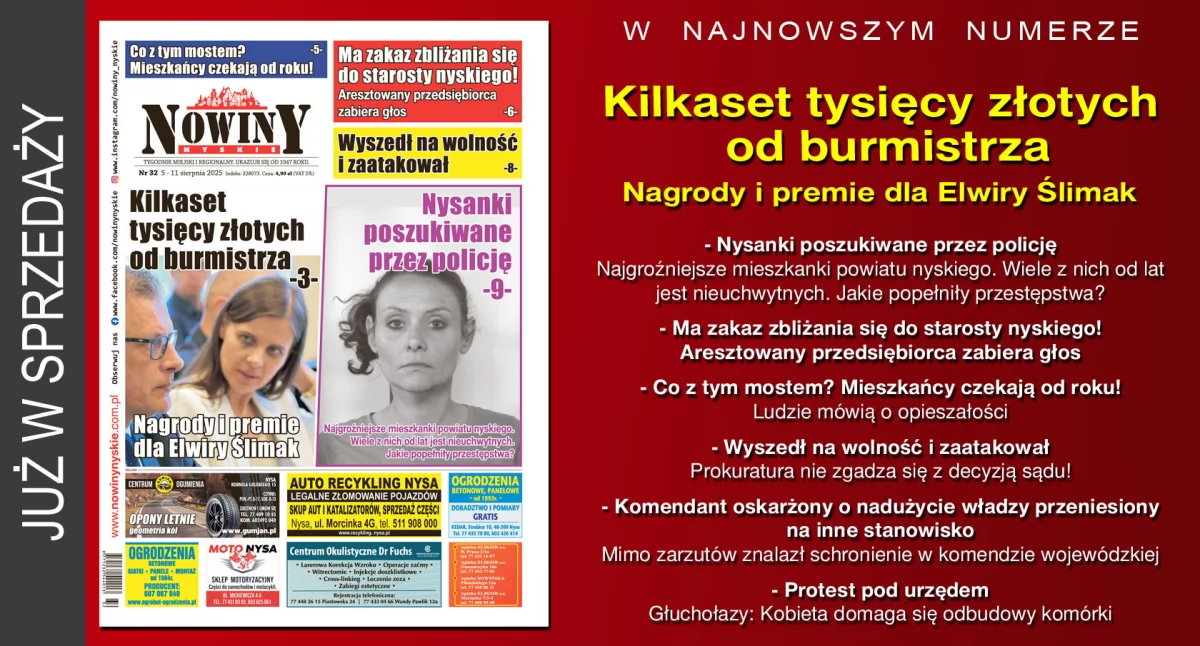 Materiał informacyjny , wydanie Nowin Nyskich - zdjęcie, fotografia