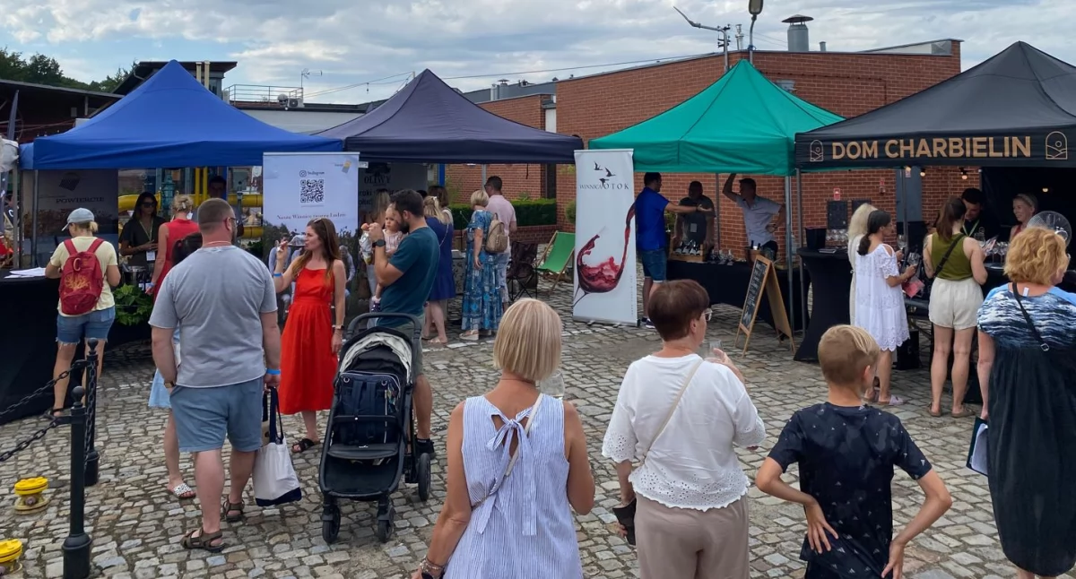 Ludzie, Sudecki Festiwal Winnic Oliwy pierwszy Zamku Otmuchowie - zdjęcie, fotografia