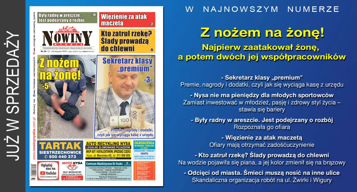 Kontrowersje, wydanie Nowin Nyskich - zdjęcie, fotografia