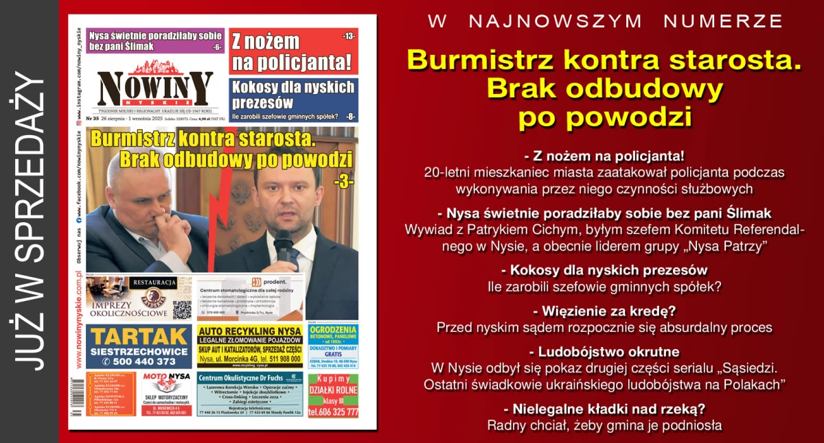 Materiał informacyjny , wydanie Nowin Nyskich - zdjęcie, fotografia