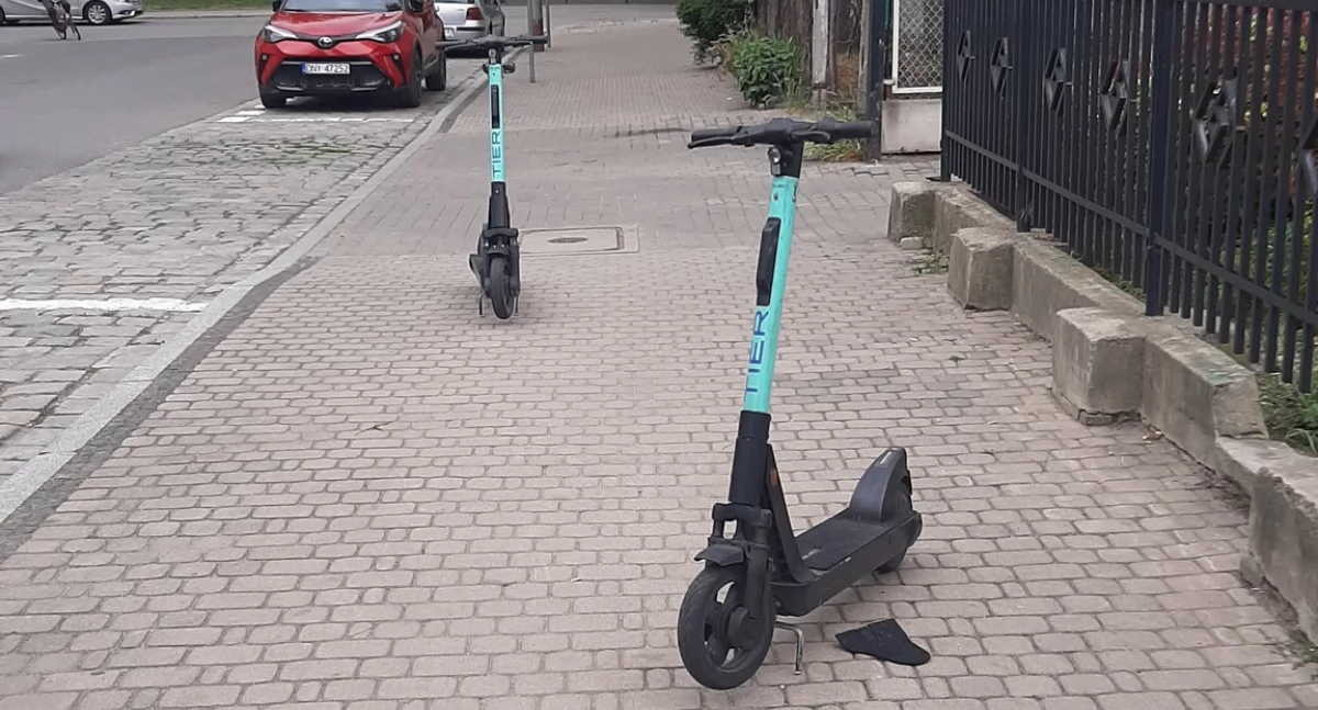 Powiat Nyski, Coraz więcej wypadków hulajnogach - zdjęcie, fotografia