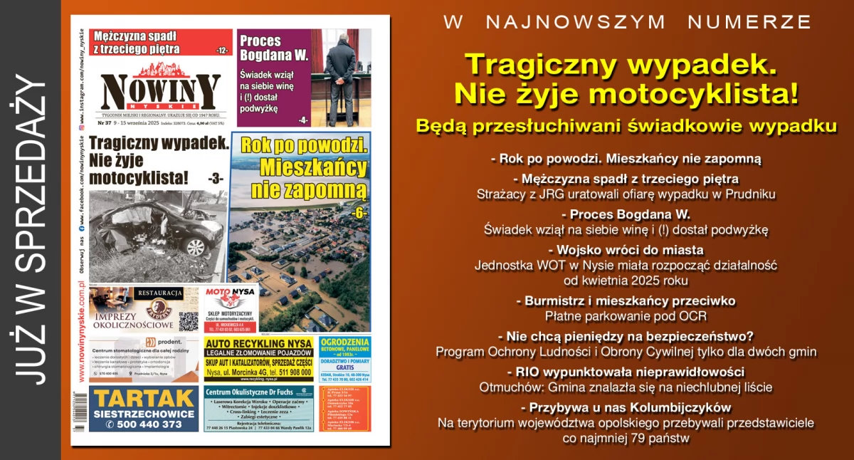 Materiał informacyjny , wydanie Nowin Nyskich - zdjęcie, fotografia