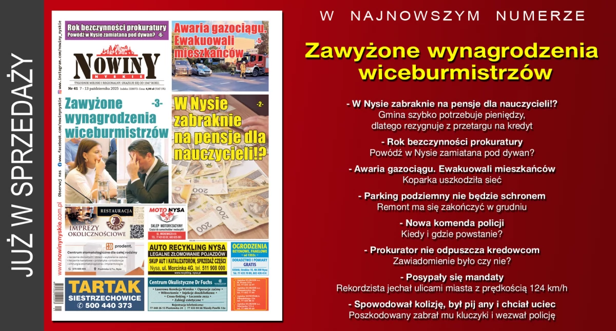 Materiał informacyjny , wydanie Nowin Nyskich - zdjęcie, fotografia
