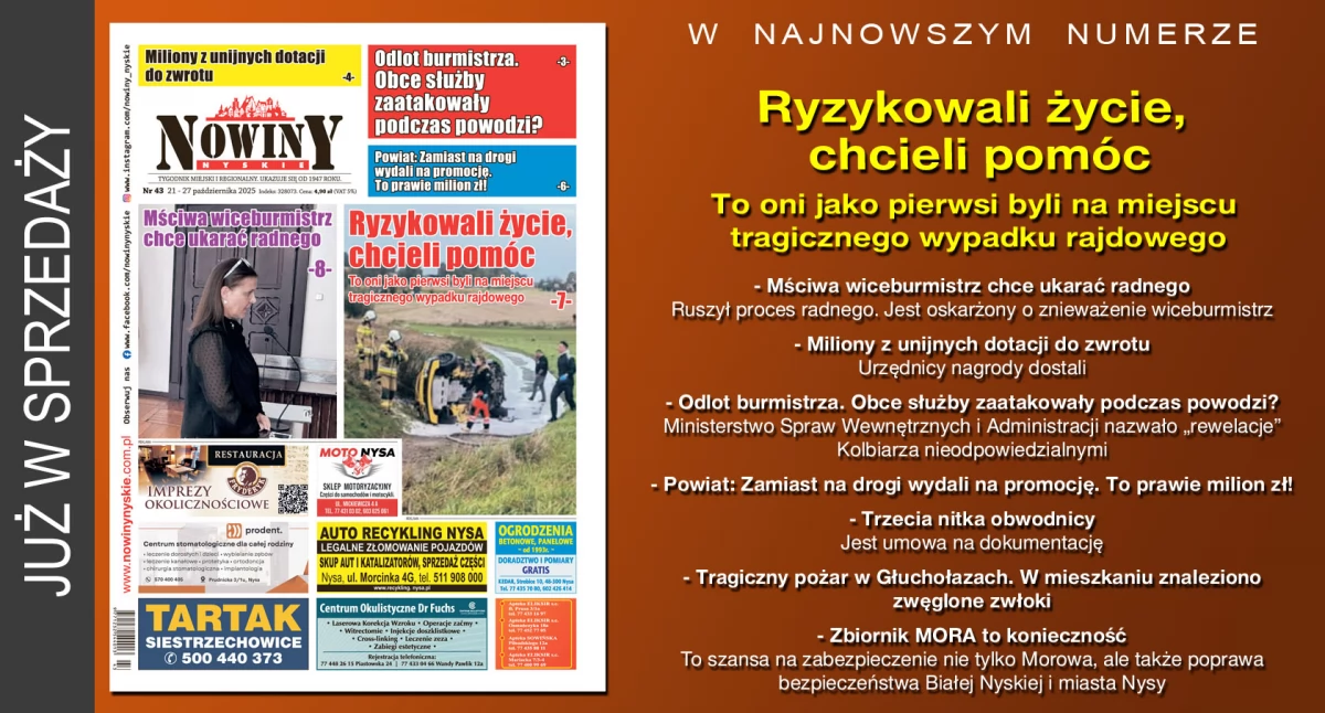 Materiał informacyjny , wydanie Nowin Nyskich - zdjęcie, fotografia