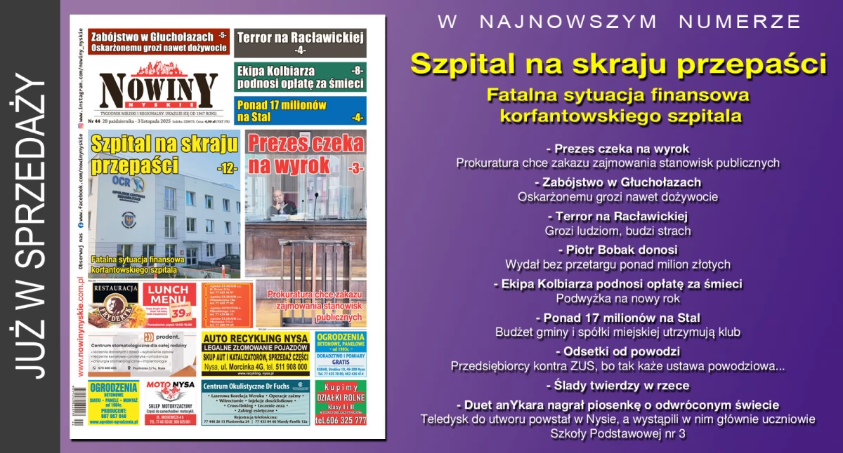 Materiał informacyjny , wydanie Nowin Nyskich - zdjęcie, fotografia