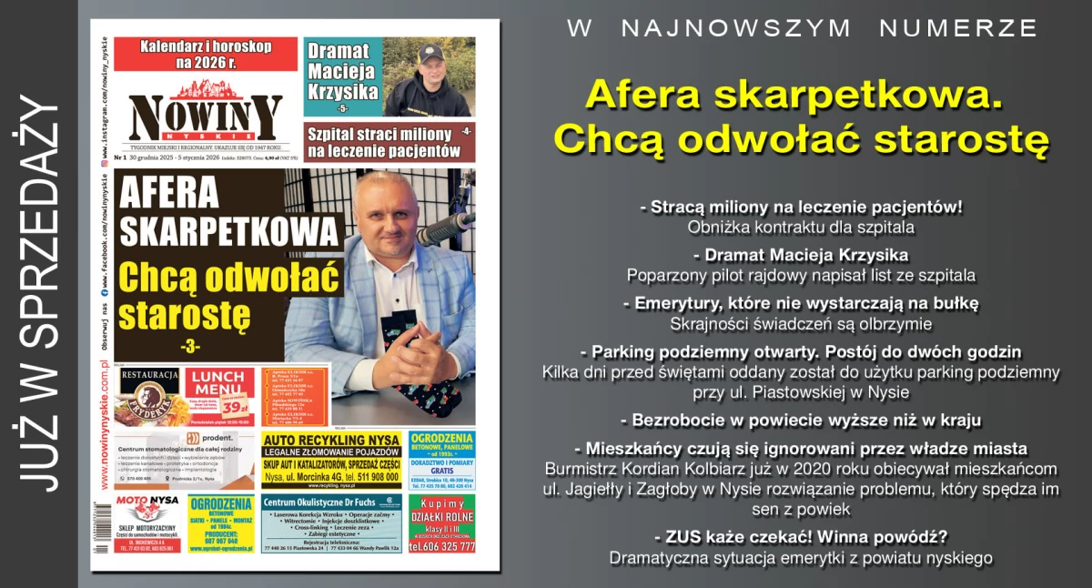 Materiał informacyjny , wydanie Nowin Nyskich - zdjęcie, fotografia