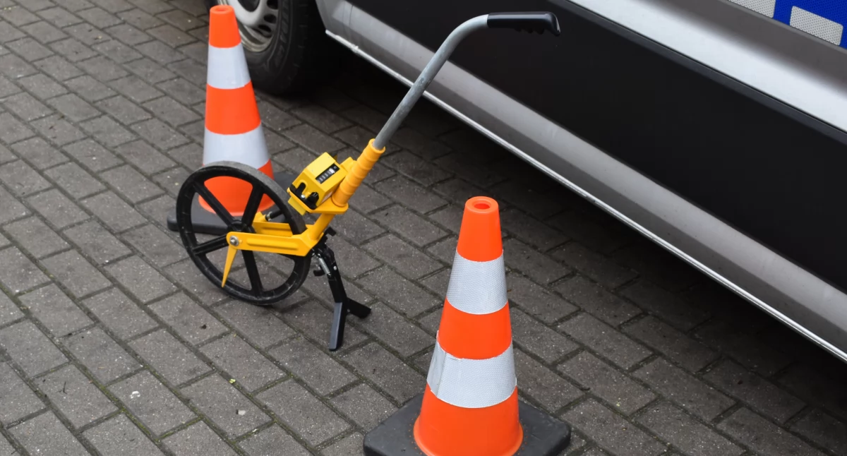 Policja , potrącił rowerzystkę Sprawca uciekł - zdjęcie, fotografia