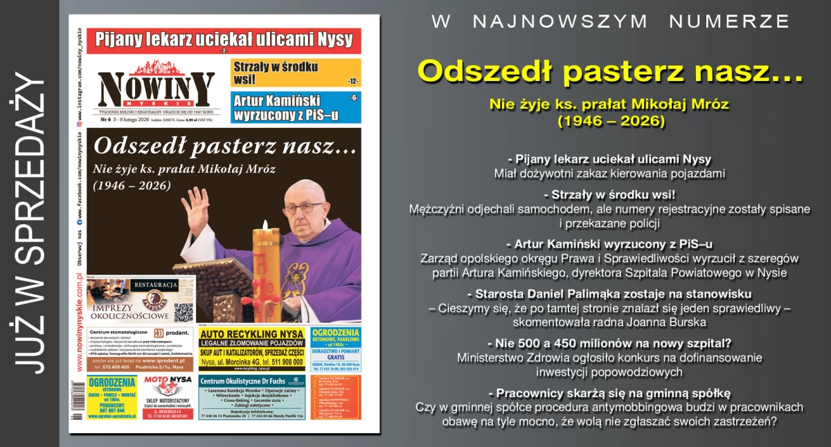 Materiał informacyjny , wydanie Nowin Nyskich - zdjęcie, fotografia