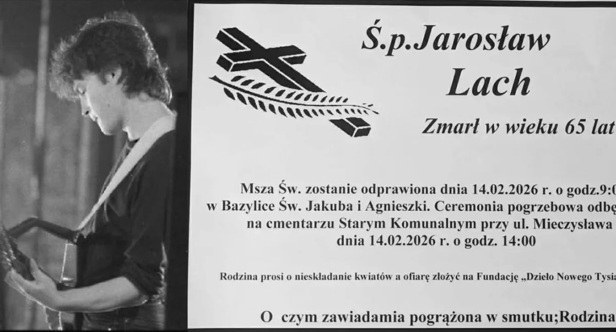Ludzie, Zmarł Jarosław współzałożyciel kultowego zespołu - zdjęcie, fotografia