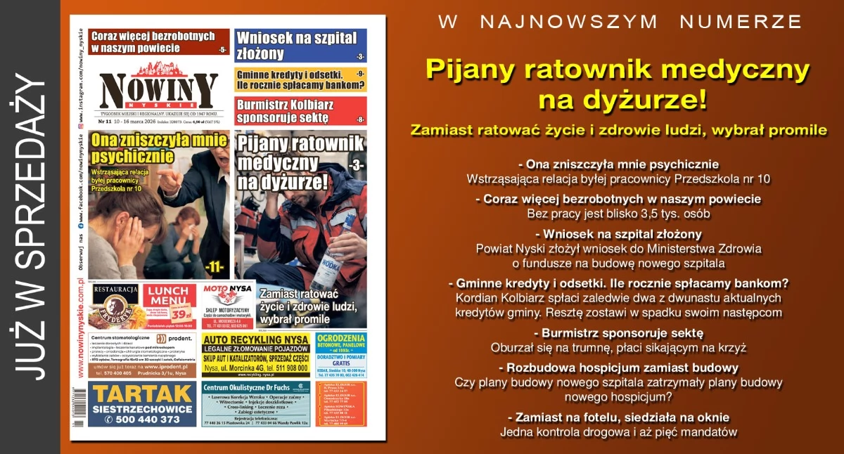 Materiał informacyjny , wydanie Nowin Nyskich - zdjęcie, fotografia