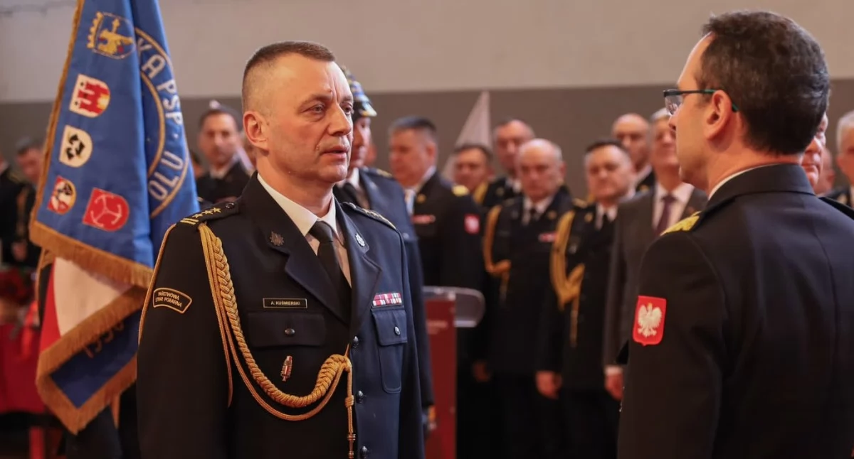 Straż Pożarna , Arkadiusz Kuśmierski komendantem wojewódzkim - zdjęcie, fotografia