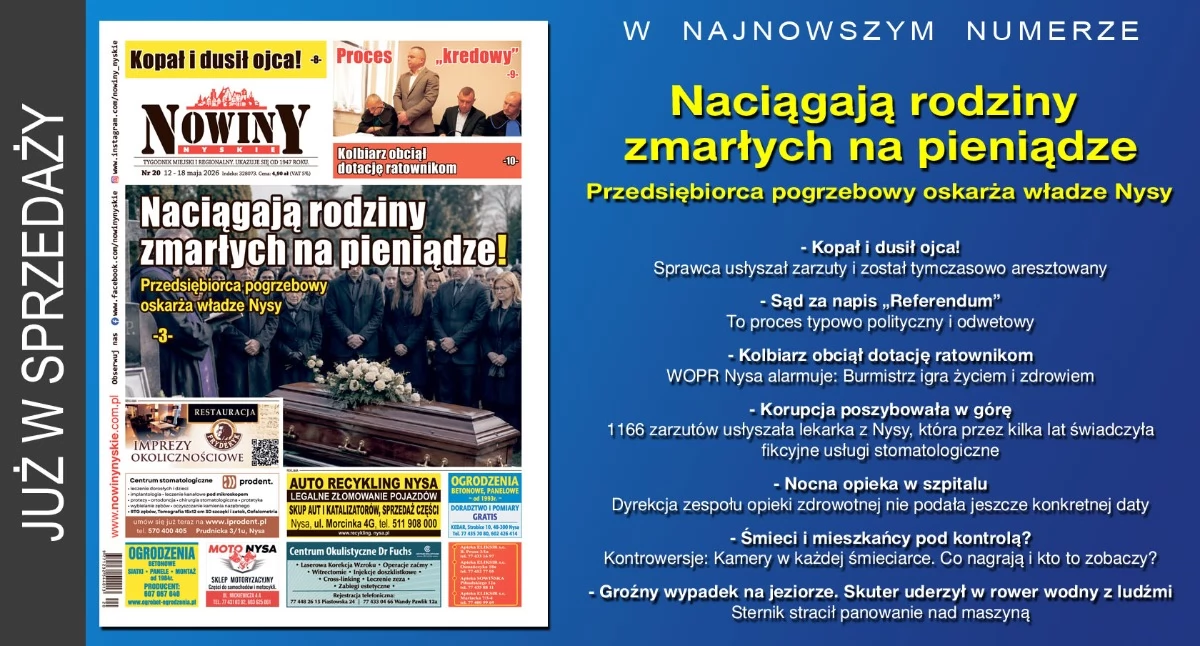 Materiał informacyjny , wydanie Nowin Nyskich - zdjęcie, fotografia