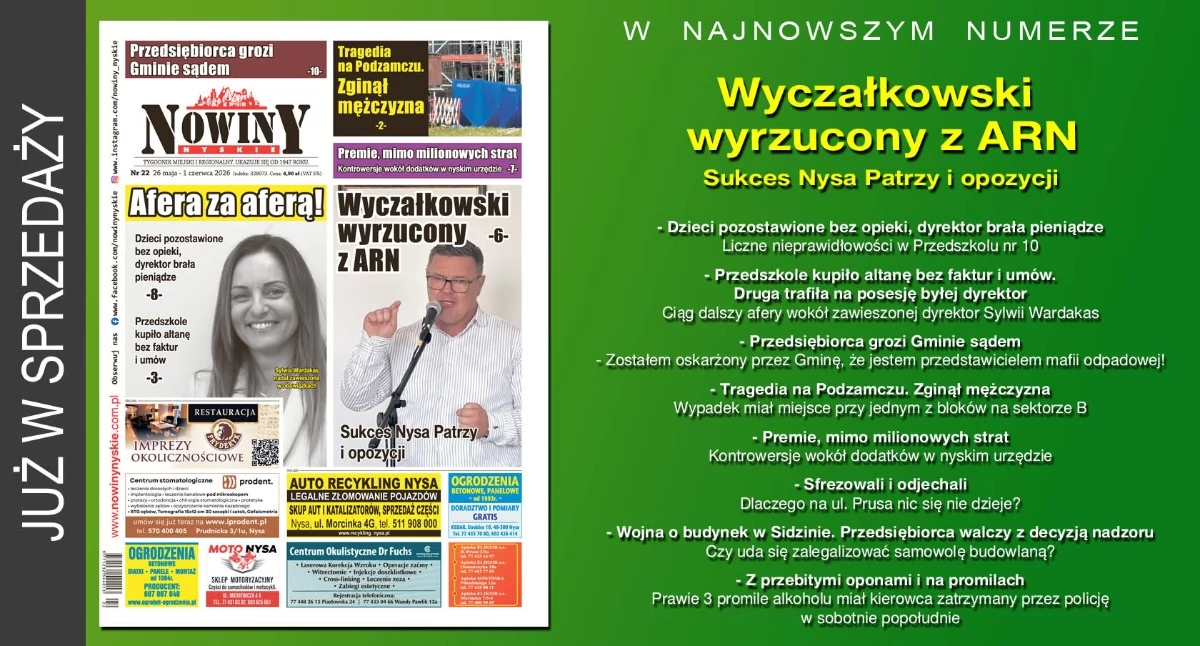 Materiał informacyjny , Najnowsze wydanie Nowin Nyskich - zdjęcie, fotografia