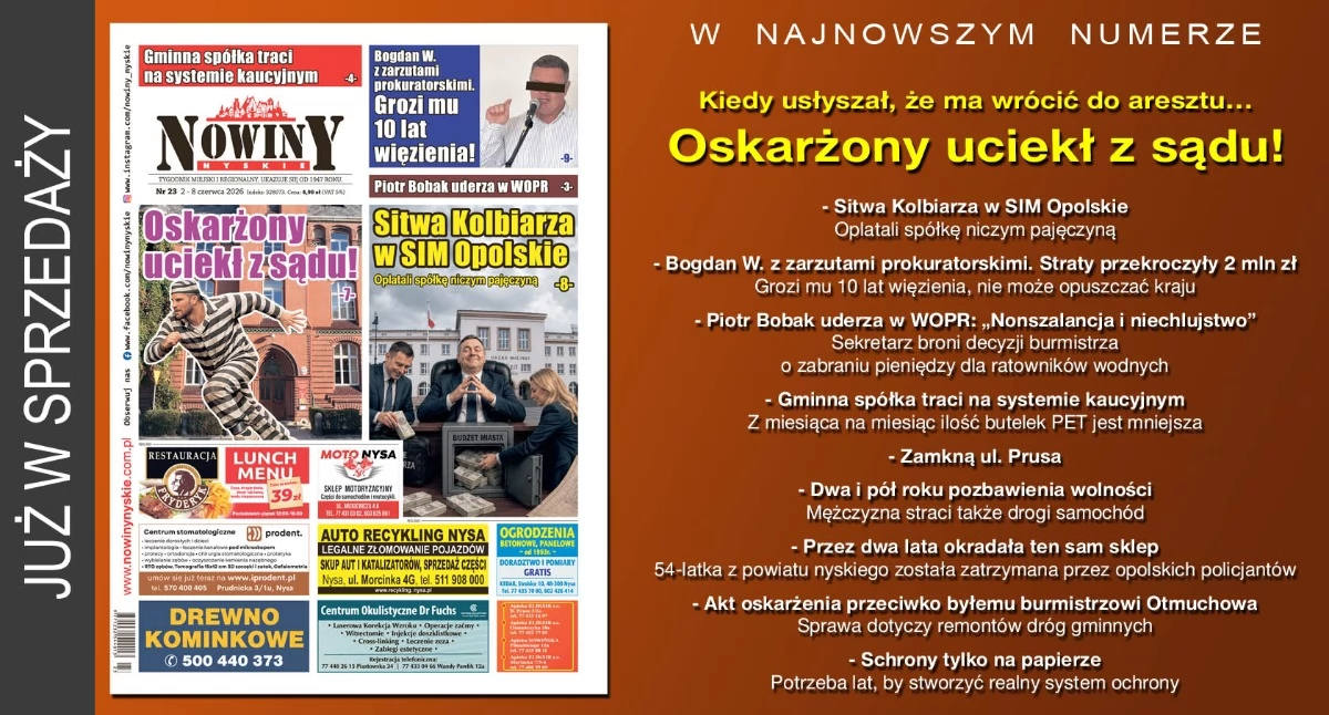 Materiał informacyjny , wydanie Nowin Nyskich - zdjęcie, fotografia