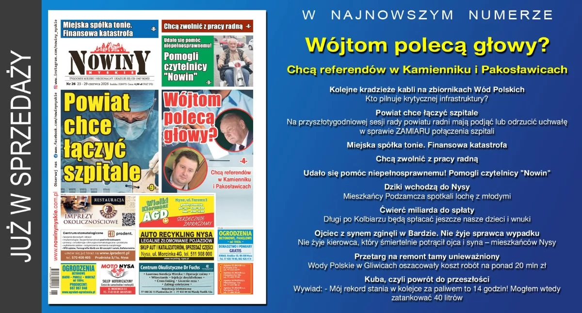 Materiał informacyjny , numer Nowin Nyskich - zdjęcie, fotografia
