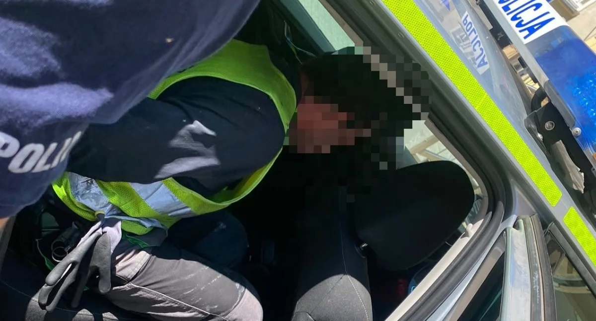 Komunikaty policji, Ukrainiec potrącił rowerzystę uciekł Ofiara żyje  - zdjęcie, fotografia