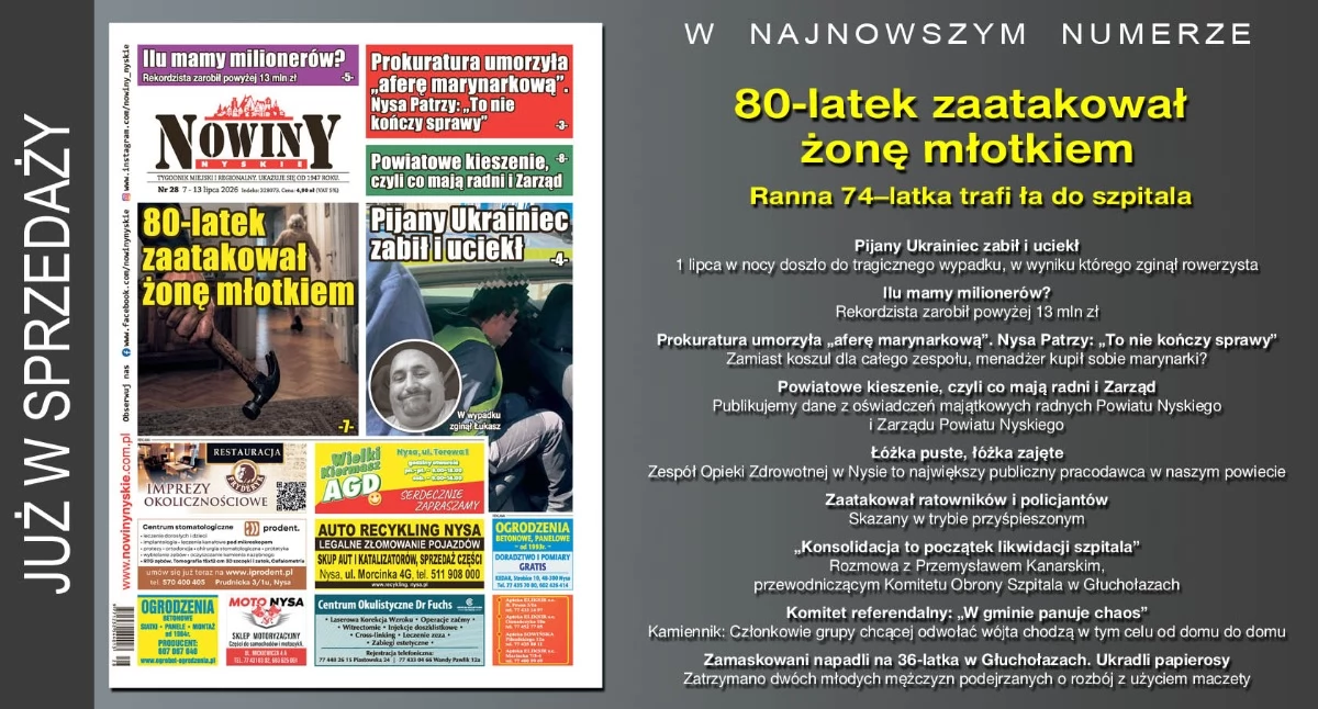 Materiał informacyjny , wydanie Nowin Nyskich - zdjęcie, fotografia