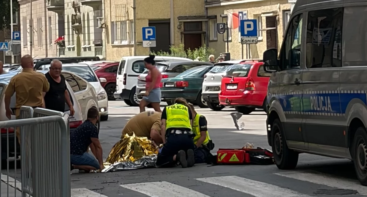Kronika kryminalna, Dramatyczne zdarzenie Nysie - zdjęcie, fotografia