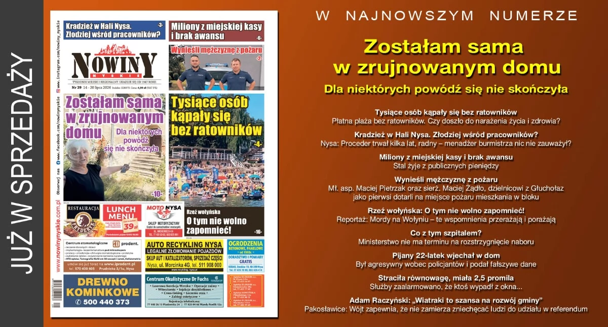 Materiał informacyjny , wydanie Nowin Nyskich - zdjęcie, fotografia