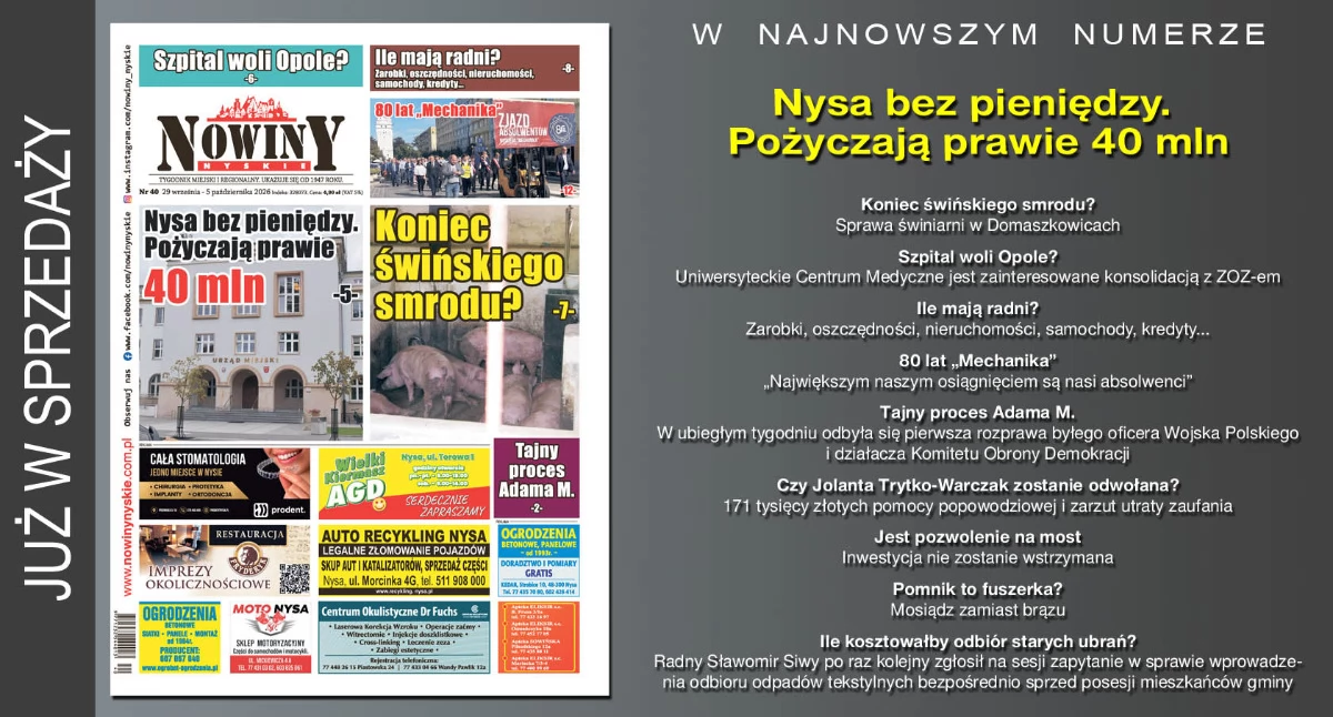Materiał informacyjny , wydanie Nowin Nyskich - zdjęcie, fotografia